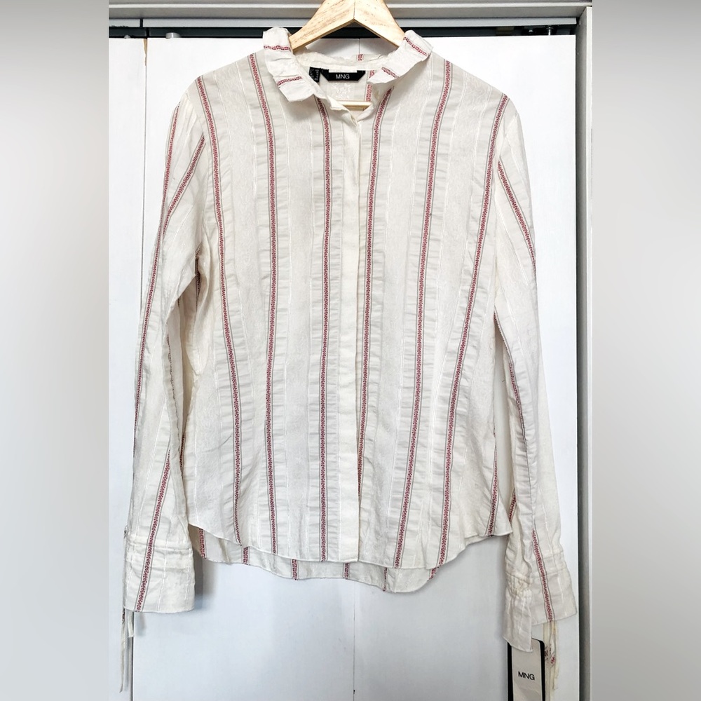 MNG by Mango Victorian Button Down Shirt